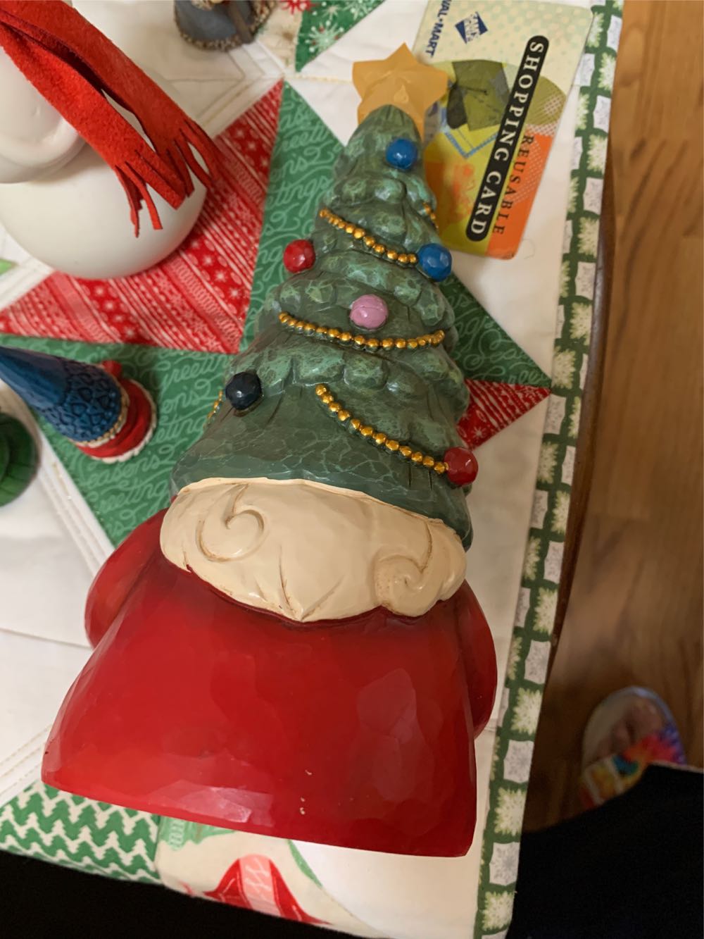 Christmas Tree Lighted Gnome  (Gnome) ornament collectible [Barcode 028399321179] - Main Image 2