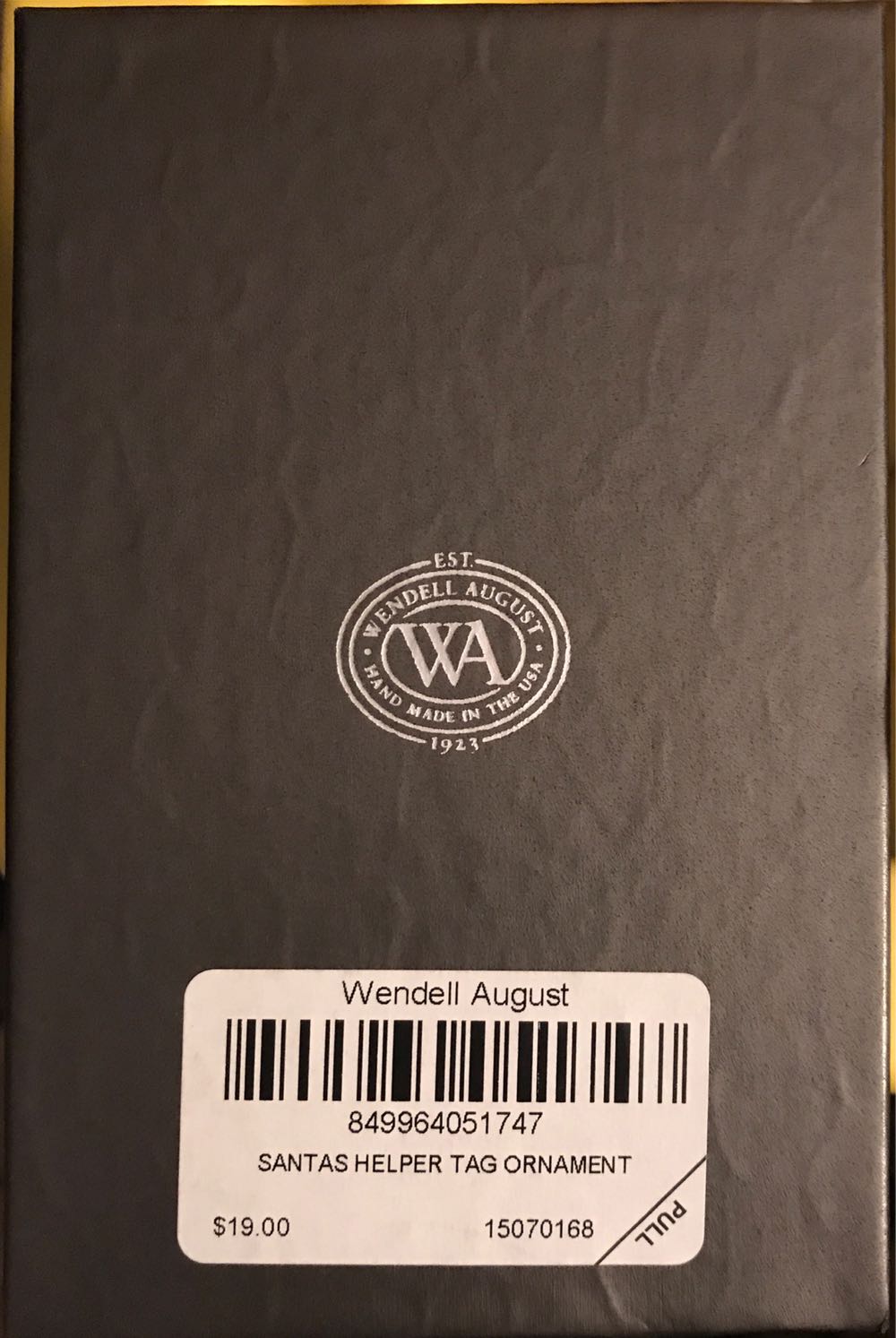 WA Santa’s Helper Tag  ornament collectible [Barcode 849964051747] - Main Image 2