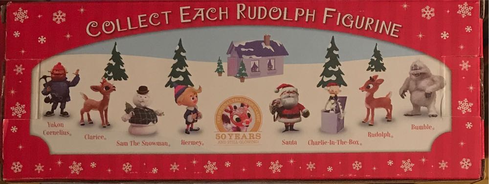 Rudolph 4 Figure Pack  ornament collectible [Barcode 603154321092] - Main Image 3