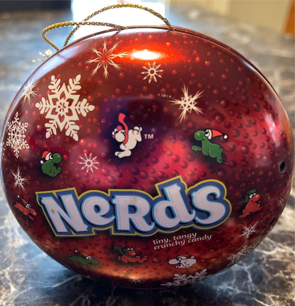 Sm Red Ball w/ Fingerprint Snowman