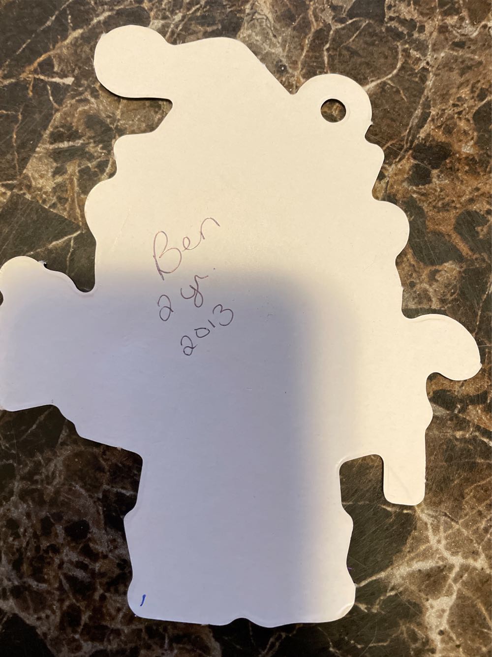 2013 Homemade Santa - Ben  ornament collectible - Main Image 2