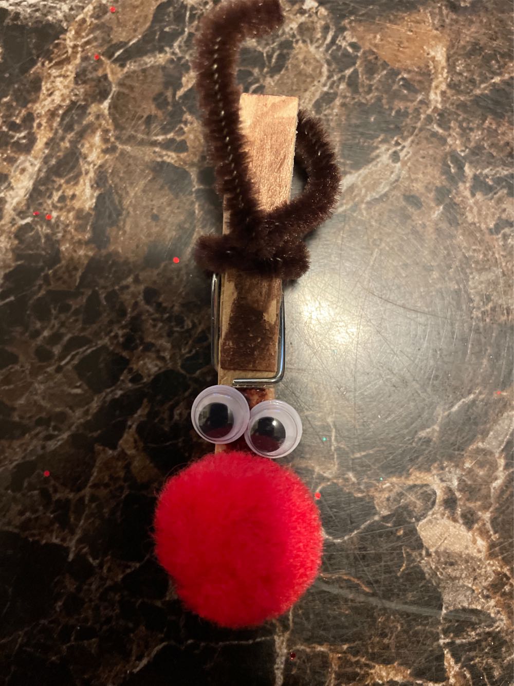 Homemade Rudolph - Will  ornament collectible - Main Image 1