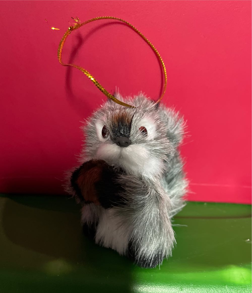 Tiny Snowman w/ Purple Scarf