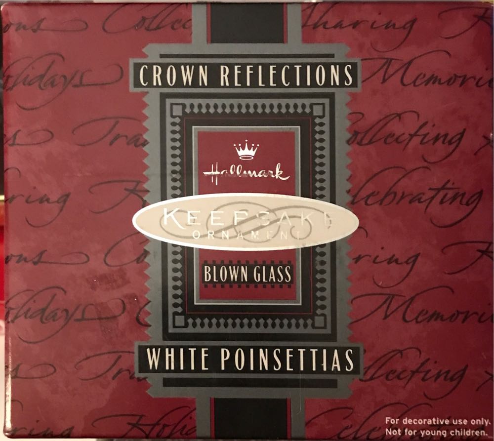 White Poinsettias - Heritage ornament collectible [Barcode 015012515824] - Main Image 2