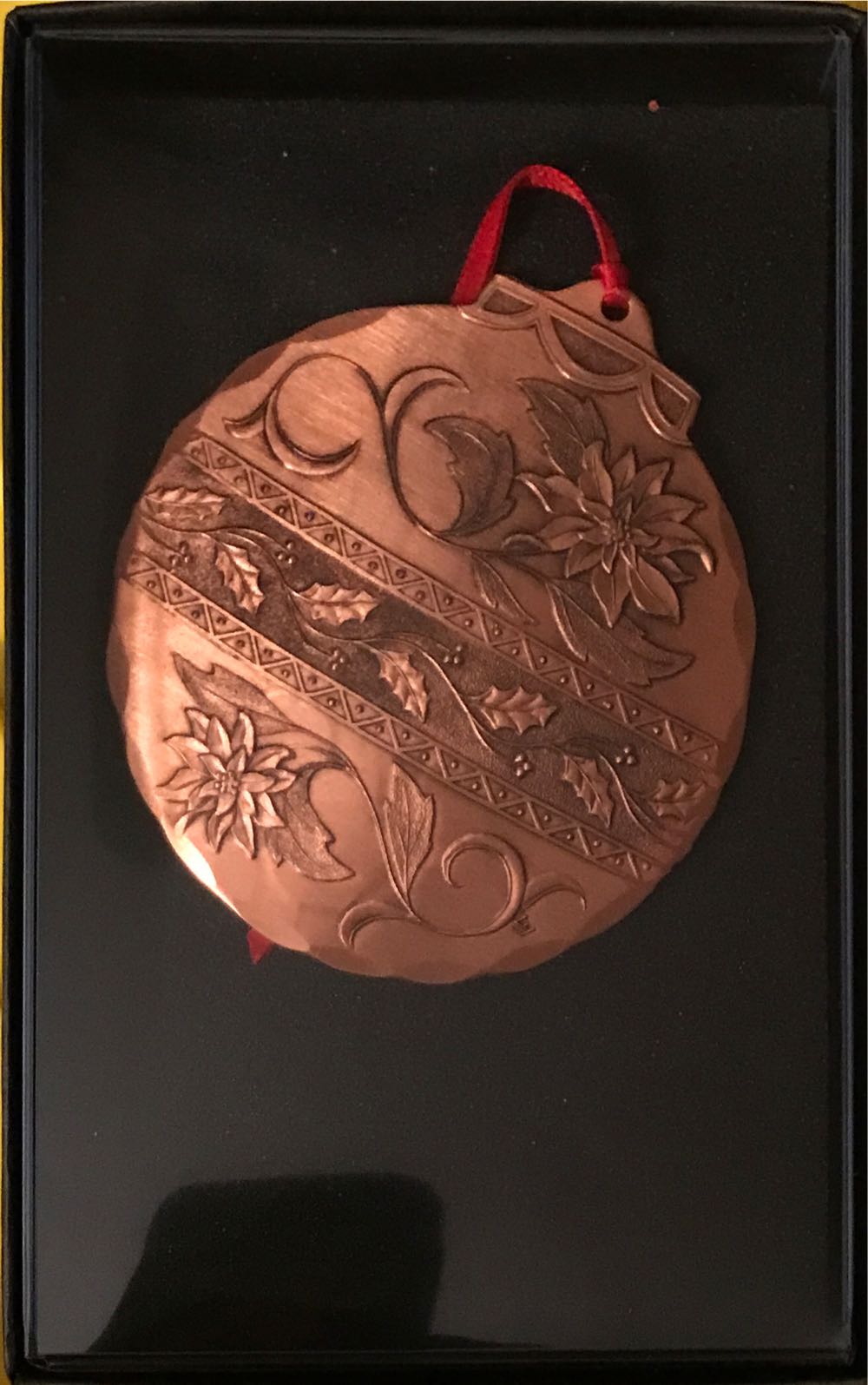 WA Poinsettia Classic Copper  ornament collectible [Barcode 849964048839] - Main Image 1