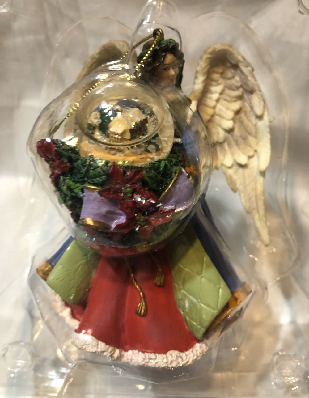 Silent Night Angel - The Bradford Editions (Angels) ornament collectible [Barcode 709792400073] - Main Image 2