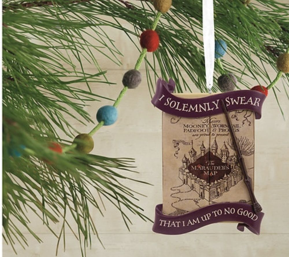 Harry Potter - Marauder’s Map & Wand - Wizarding World Of Harry Potter (Harry Potter) ornament collectible [Barcode 763795803811] - Main Image 4