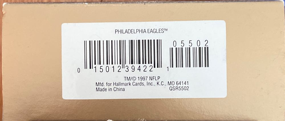 Hallmark Keepsake Nfl Collection  ornament collectible [Barcode 015012394221] - Main Image 2