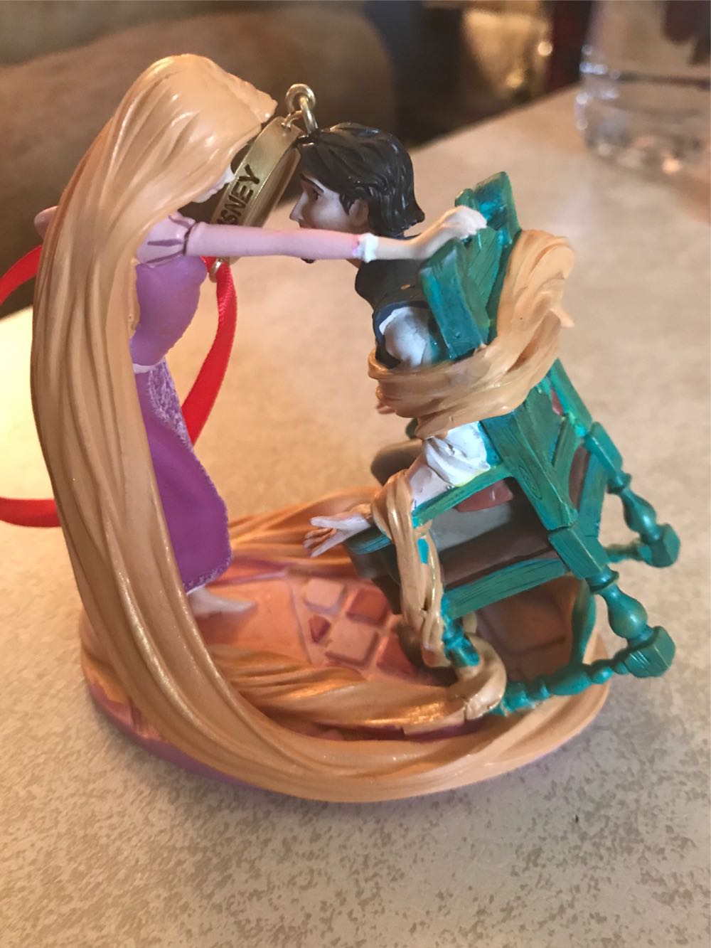 Disney Tangled Rapunzel And Flynn Sketchbook  ornament collectible - Main Image 2