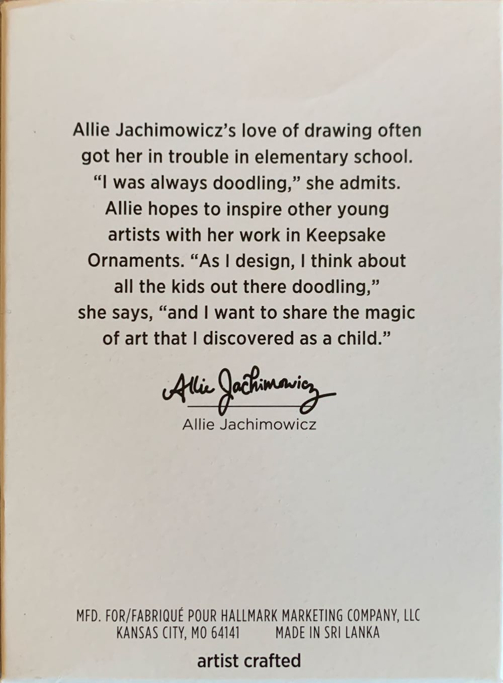 Granddaughter - Granddaughter (Rylie Grandaughter) ornament collectible [Barcode 763795730803] - Main Image 2