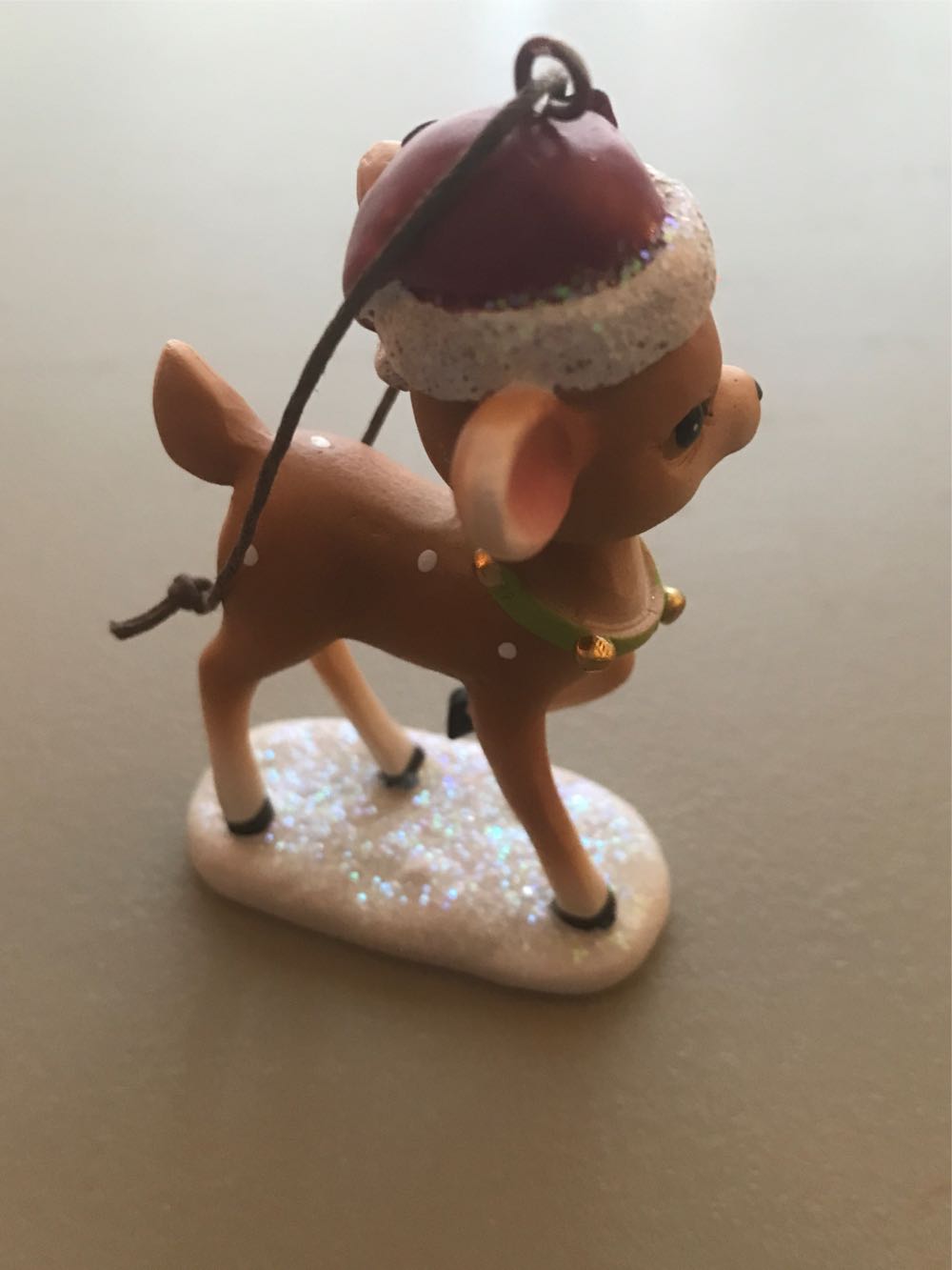 Santa Reindeer  ornament collectible - Main Image 2