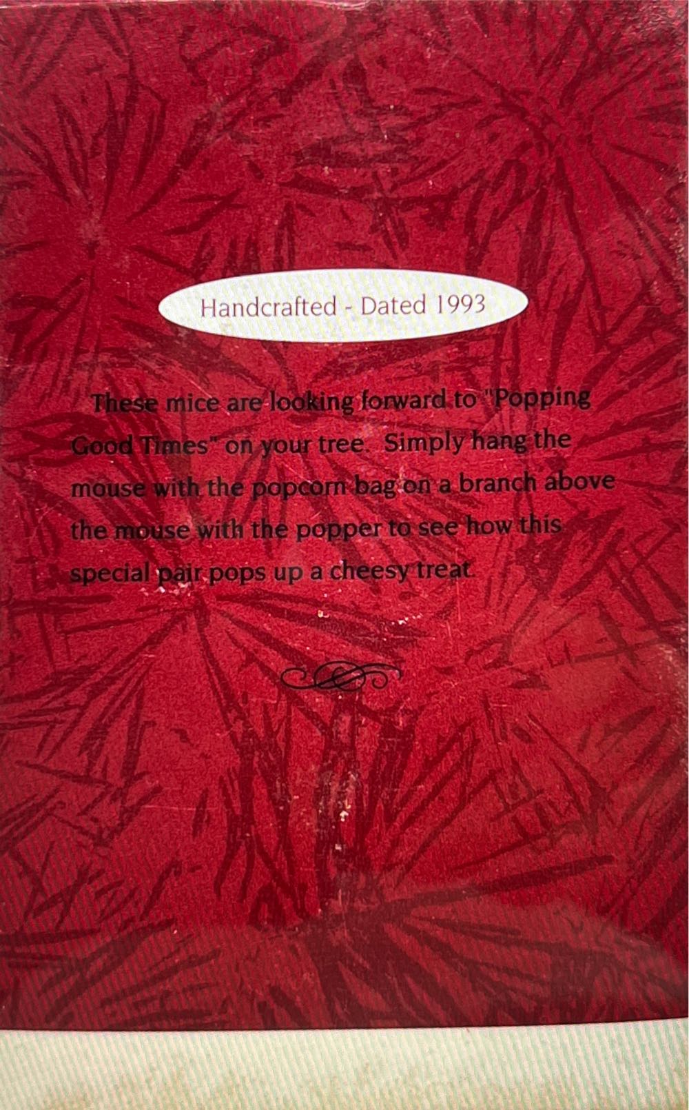 Popping Good Times - Hang Togethers (Mice) ornament collectible [Barcode 5073017032017] - Main Image 2