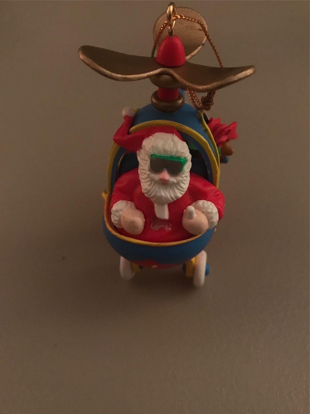 Santa Copter  ornament collectible - Main Image 2