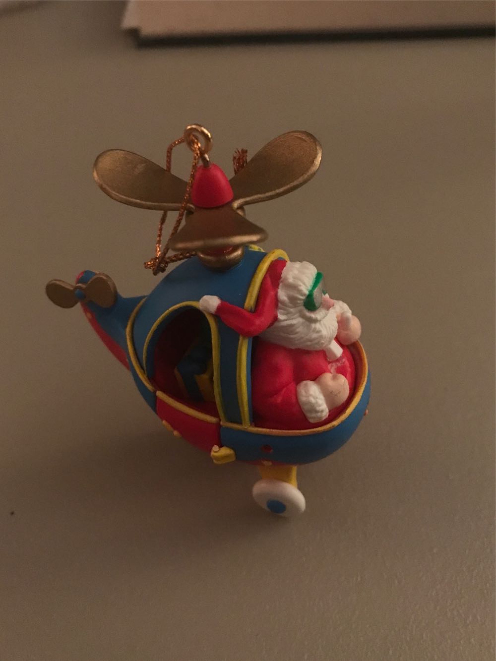 Santa Copter  ornament collectible - Main Image 3