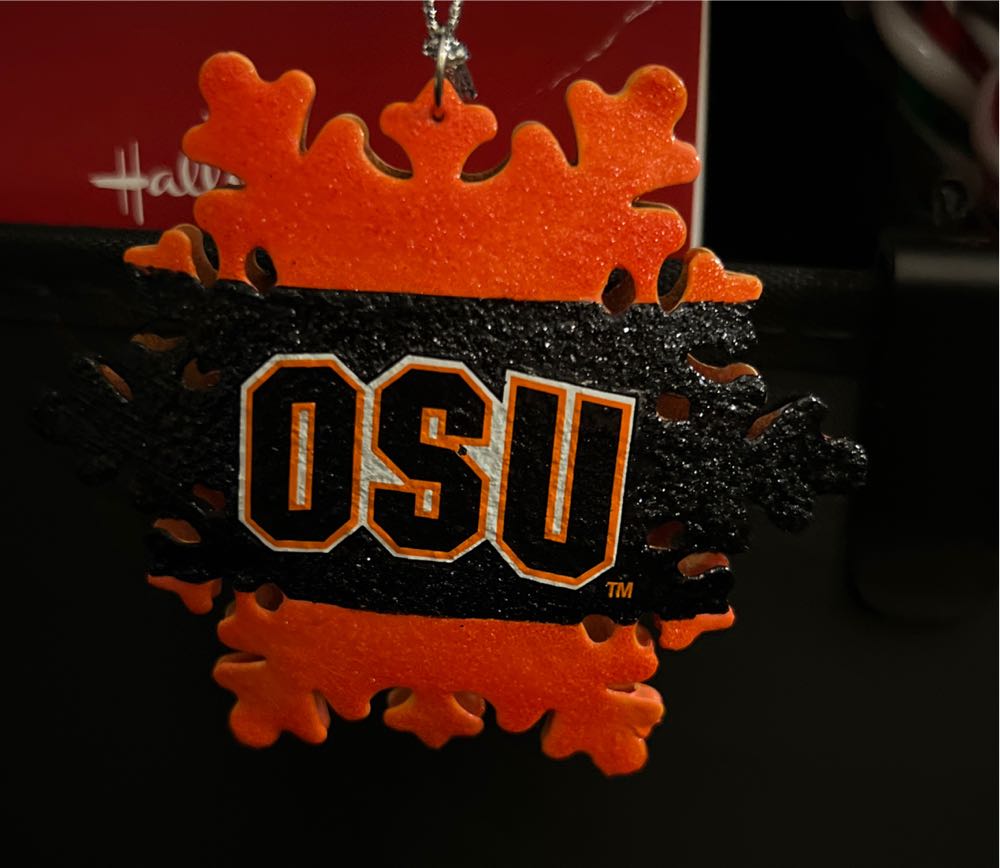 OSU Snowflake  ornament collectible - Main Image 2