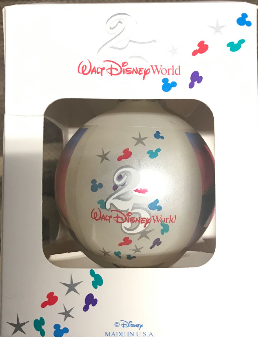 Disney Parks WDW 25th Anniversary  ornament collectible [Barcode 400153000801] - Main Image 2