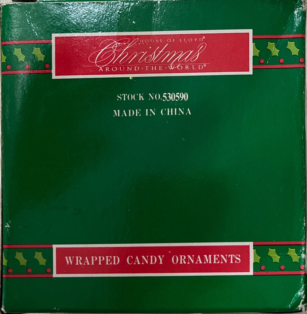 Set of 6 Wrapped Candy Ornaments  ornament collectible - Main Image 2