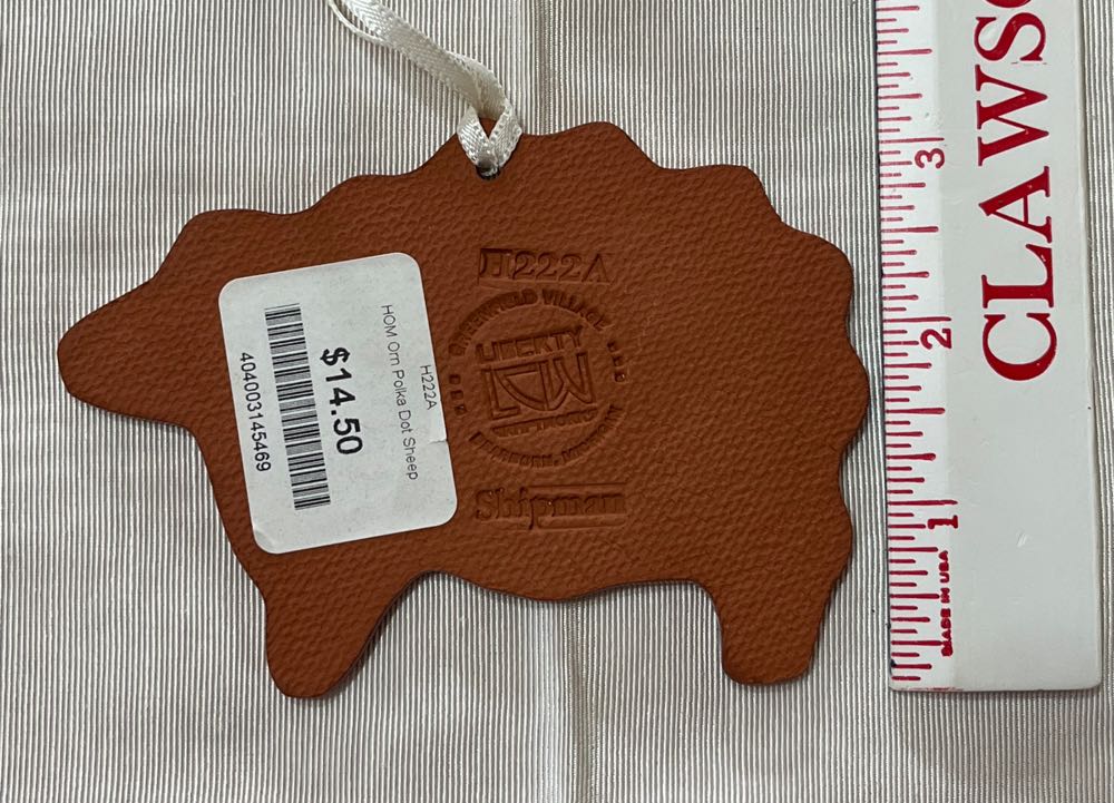 Clay Sheep  ornament collectible - Main Image 2