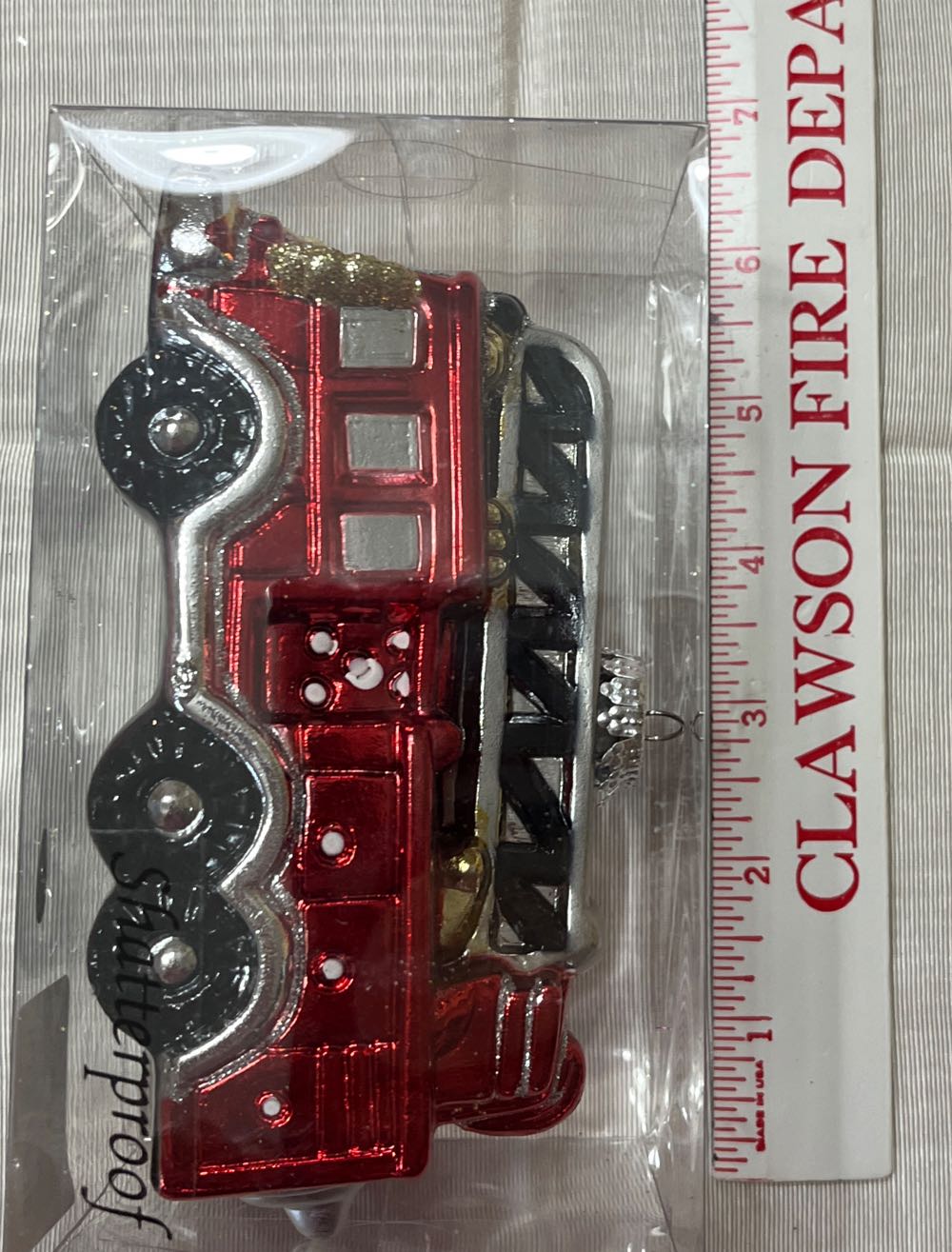 Firetruck  ornament collectible - Main Image 2