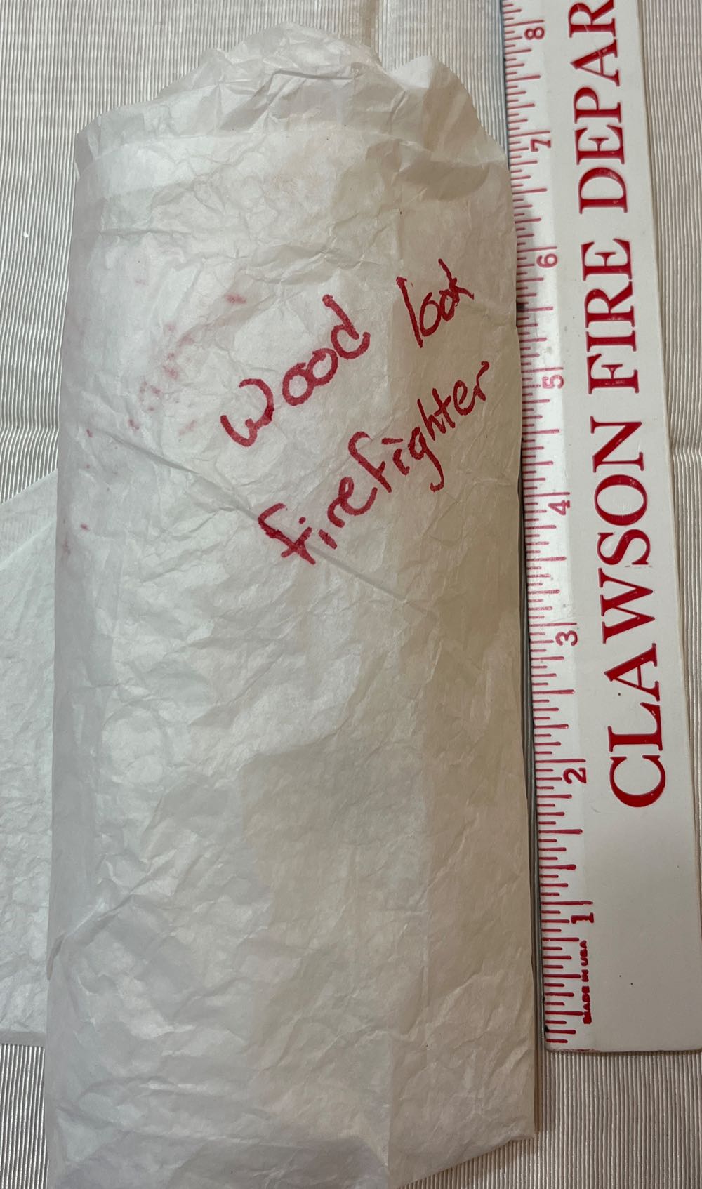 Woodlook Firefighter  ornament collectible - Main Image 2