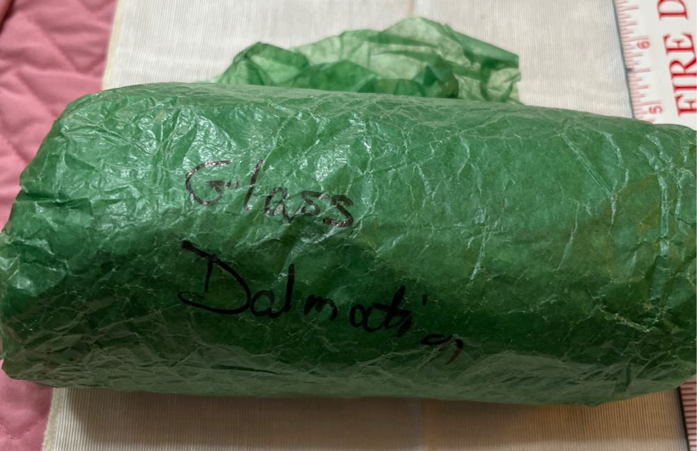 Glass Dalmation  ornament collectible - Main Image 2