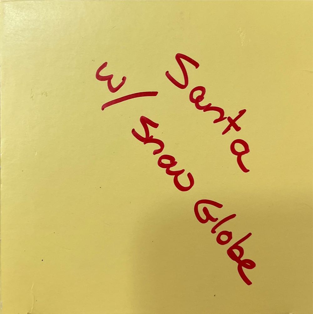 Santa w/ Snowglobe  ornament collectible - Main Image 2