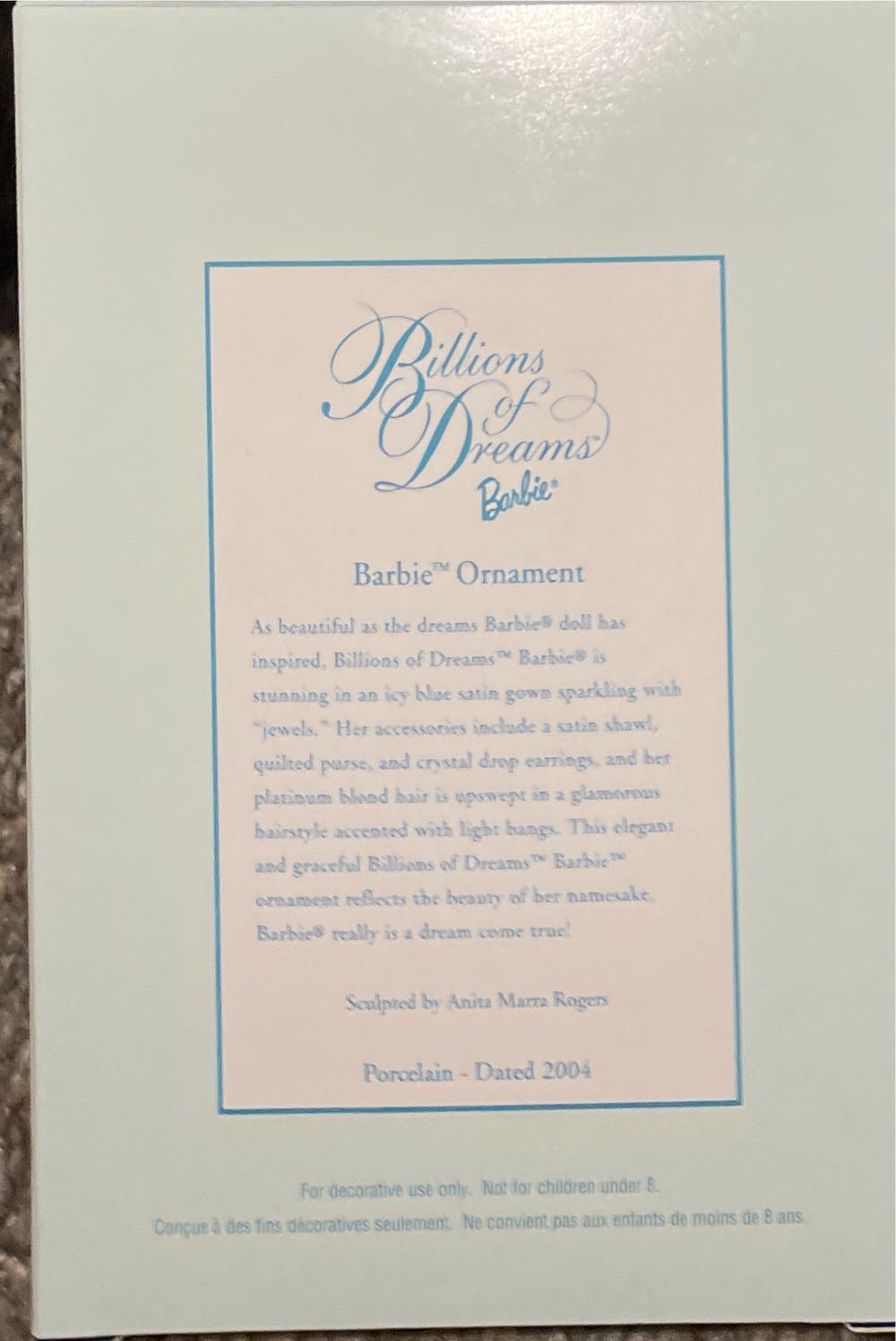 Barbie Billions Of Dreams Ornament  ornament collectible - Main Image 2