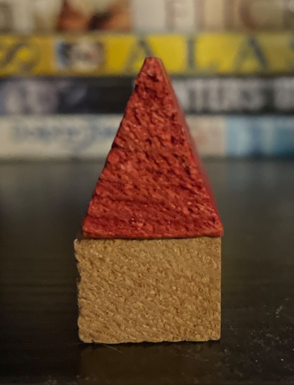 Erzgebirge - Putz - Wood - House - Red Roof Attached - Wooden (Putz Village) ornament collectible - Main Image 3