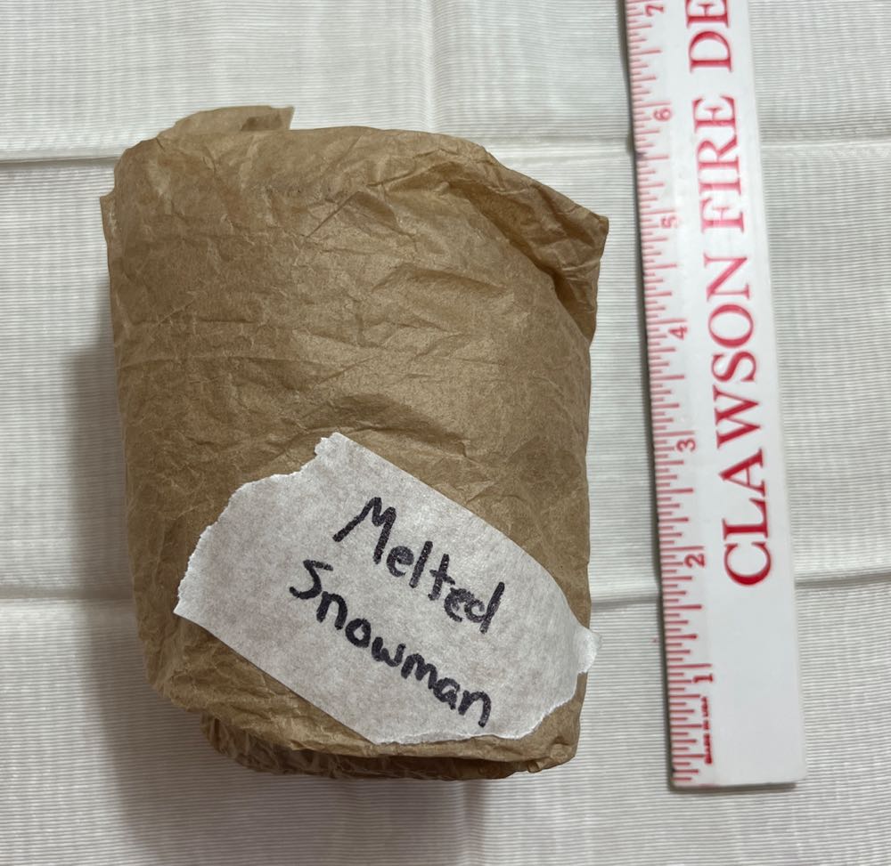 Melted Snowman Ball  ornament collectible - Main Image 2