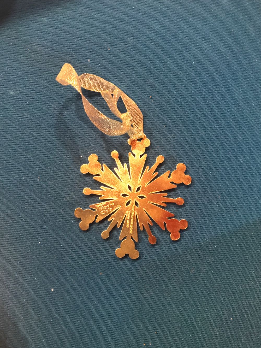 Disney Movie Club Mickey Snowflake - disney movie club ornament collectible - Main Image 2