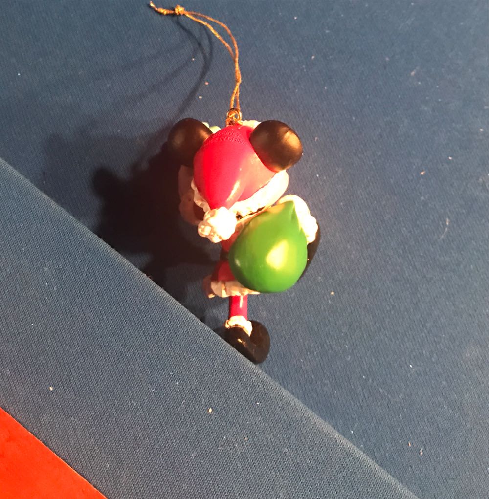 Disney Mickey Santa With Present  ornament collectible - Main Image 2