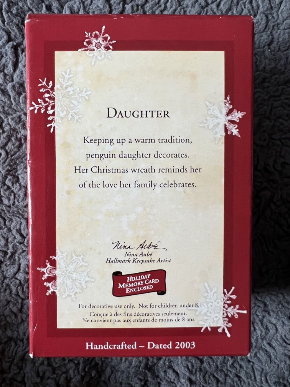 Penguin Daughter  ornament collectible - Main Image 2