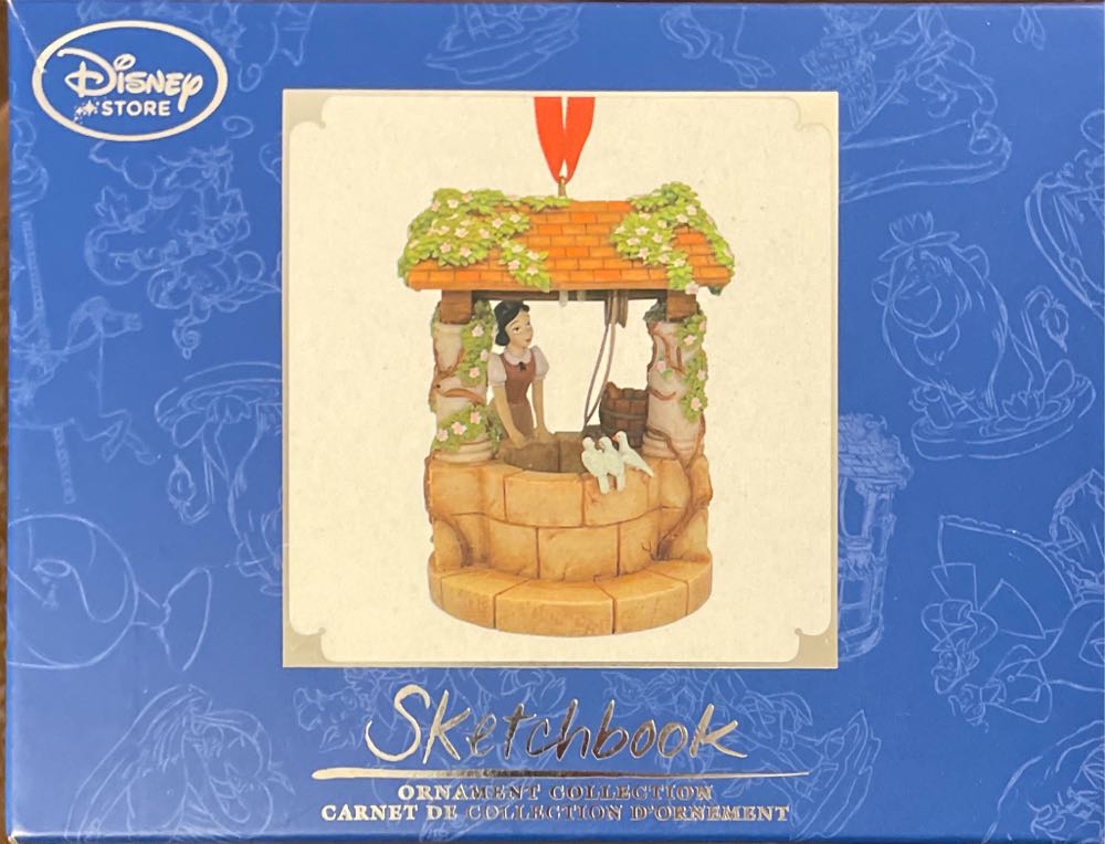 Snow White Wishing Well Sketchbook Ornament Le Disney ...  (Disney Sketchbook Ornament Collection) ornament collectible [Barcode 465053187496] - Main Image 2