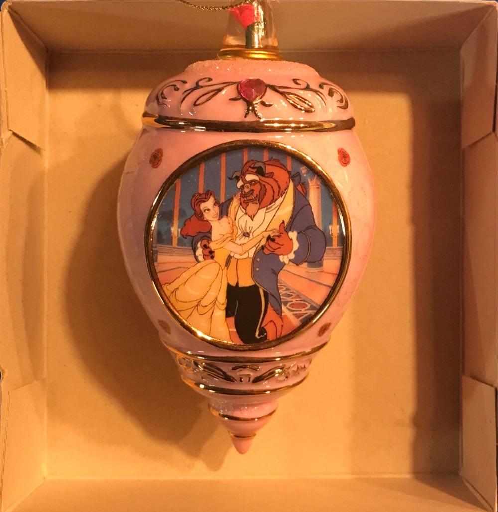 Disney Beauty & The Beast Bradford Exchange - Beauty & The Beast ornament collectible - Main Image 1