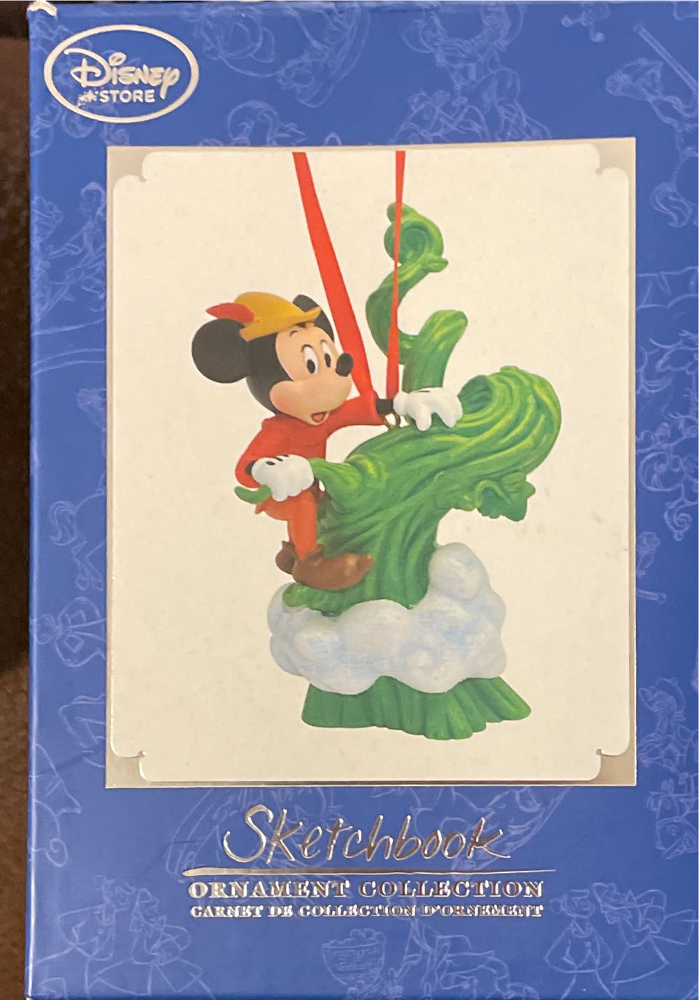New Disney Mickey And The Beanstalk Sketchbook  (Disney Sketchbook Ornament Collection) ornament collectible [Barcode 465050684844] - Main Image 2