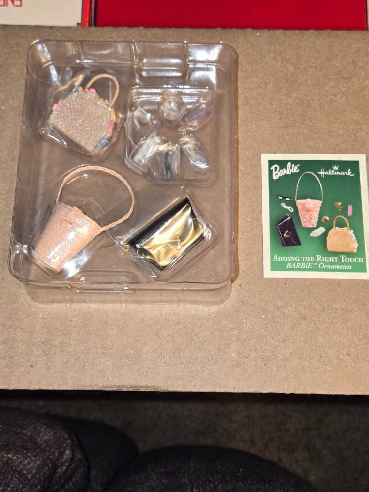 Barbie Adding the Right Touch Set Of 9 Ornaments  - Barbie Ornaments (Barbie) ornament collectible [Barcode 015012815849] - Main Image 3