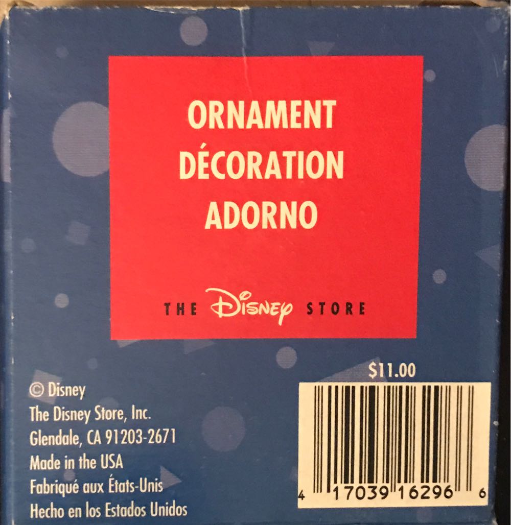 Disney Store 10th Anniversary Disc  ornament collectible [Barcode 417039162966] - Main Image 2