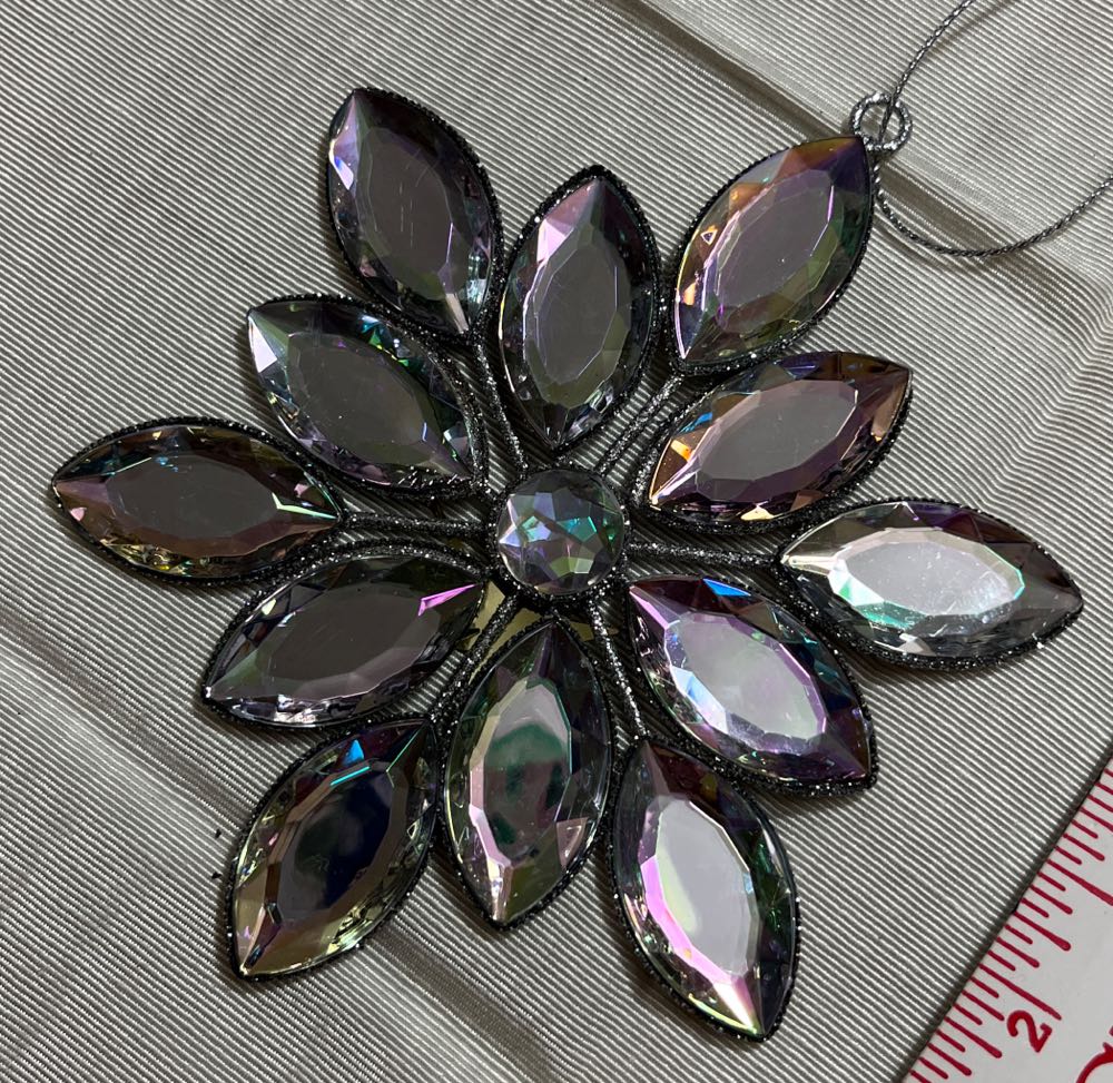 Bling Snowflake  ornament collectible - Main Image 2