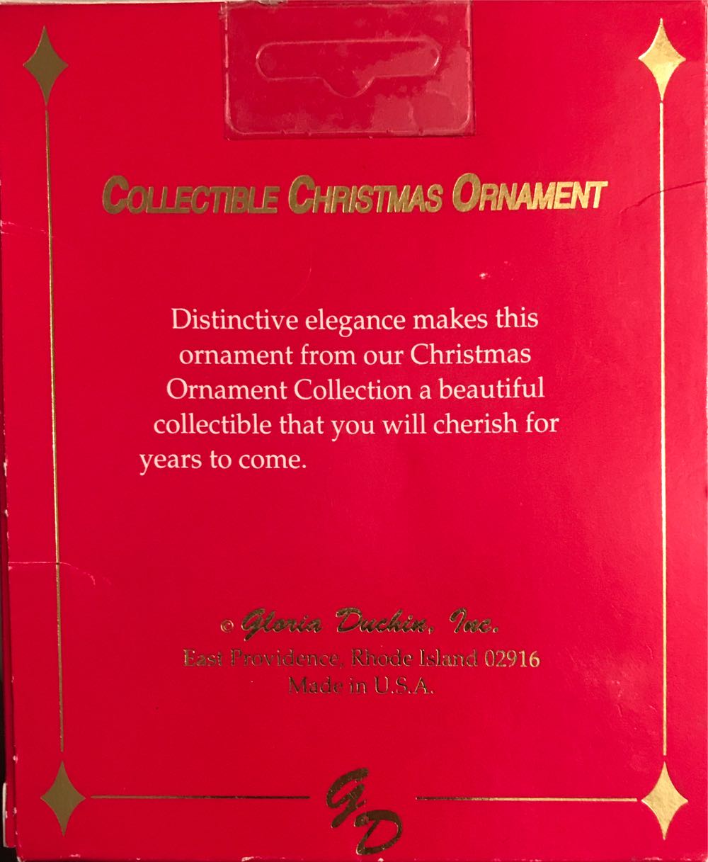 Gloria Duchin Bell  ornament collectible - Main Image 2