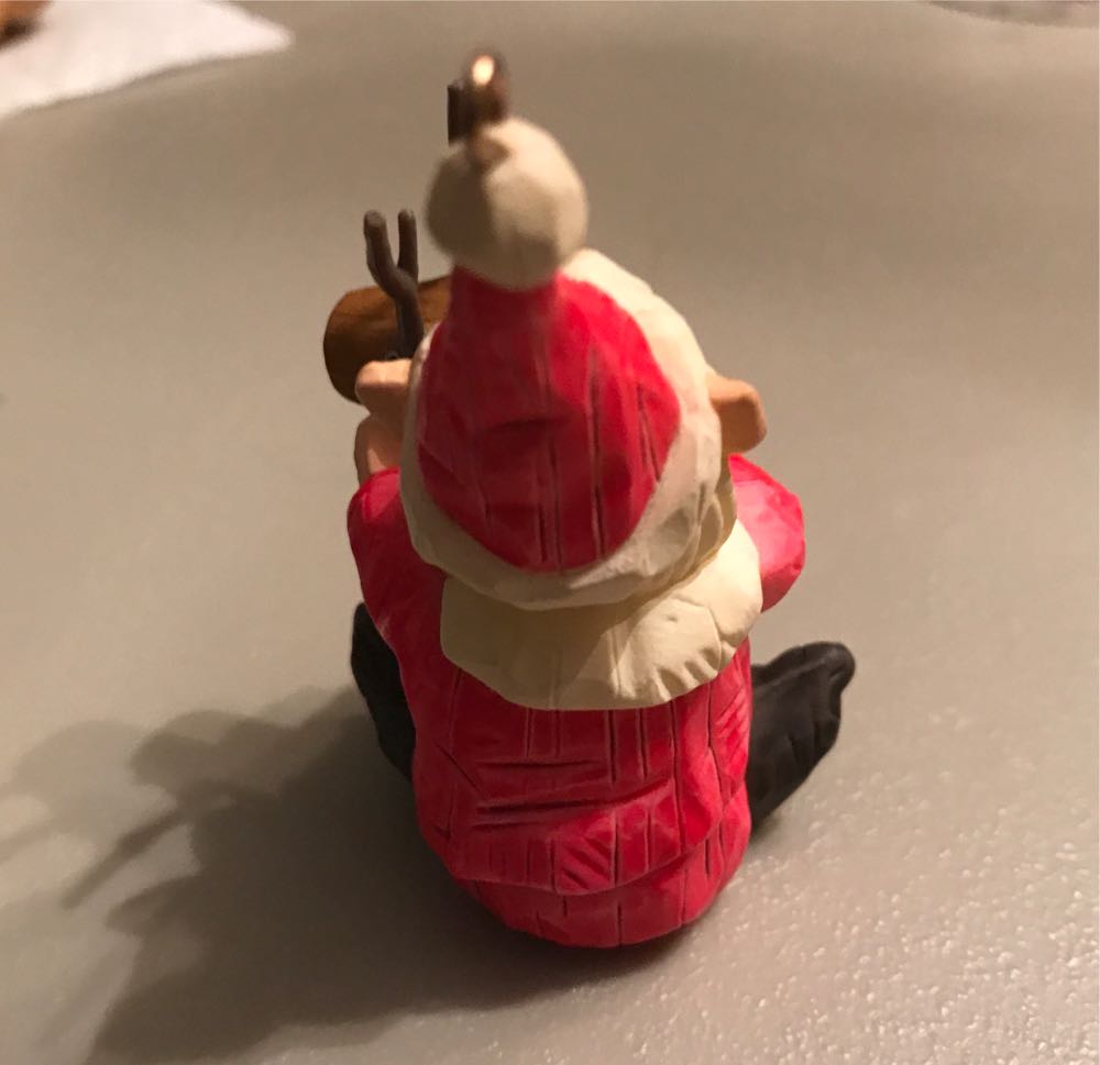 Primitive Santa  ornament collectible - Main Image 2
