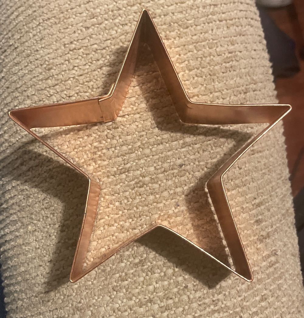 Cookie Cutter - Star - Large - Star (Cookie Cutter) ornament collectible - Main Image 1