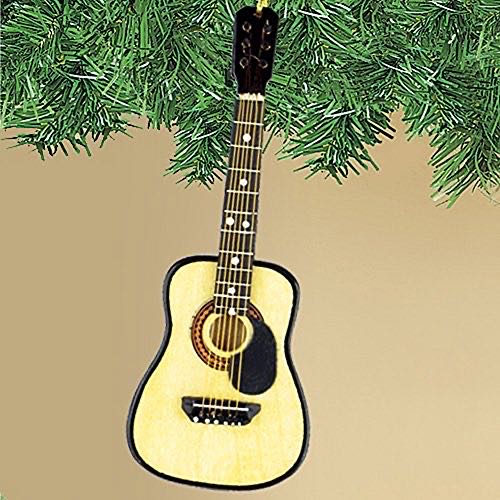 Broadway Gifts 5 Inch Natural Wood String Guitar Ornament Decoration  ornament collectible [Barcode 878732000120] - Main Image 1