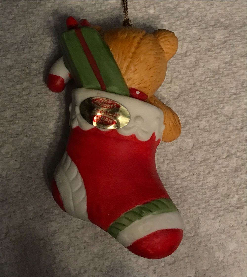 Cherished Teddies Stocking Bear - Cherished Teddies ornament collectible - Main Image 2