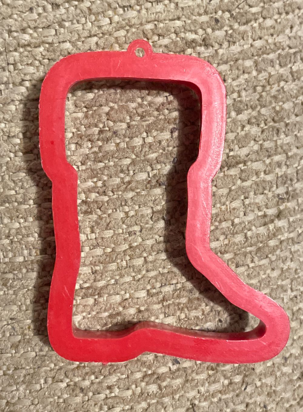 Cookie Cutter - Boot - Plastic - Red - Boot (Cookie Cutter) ornament collectible - Main Image 1