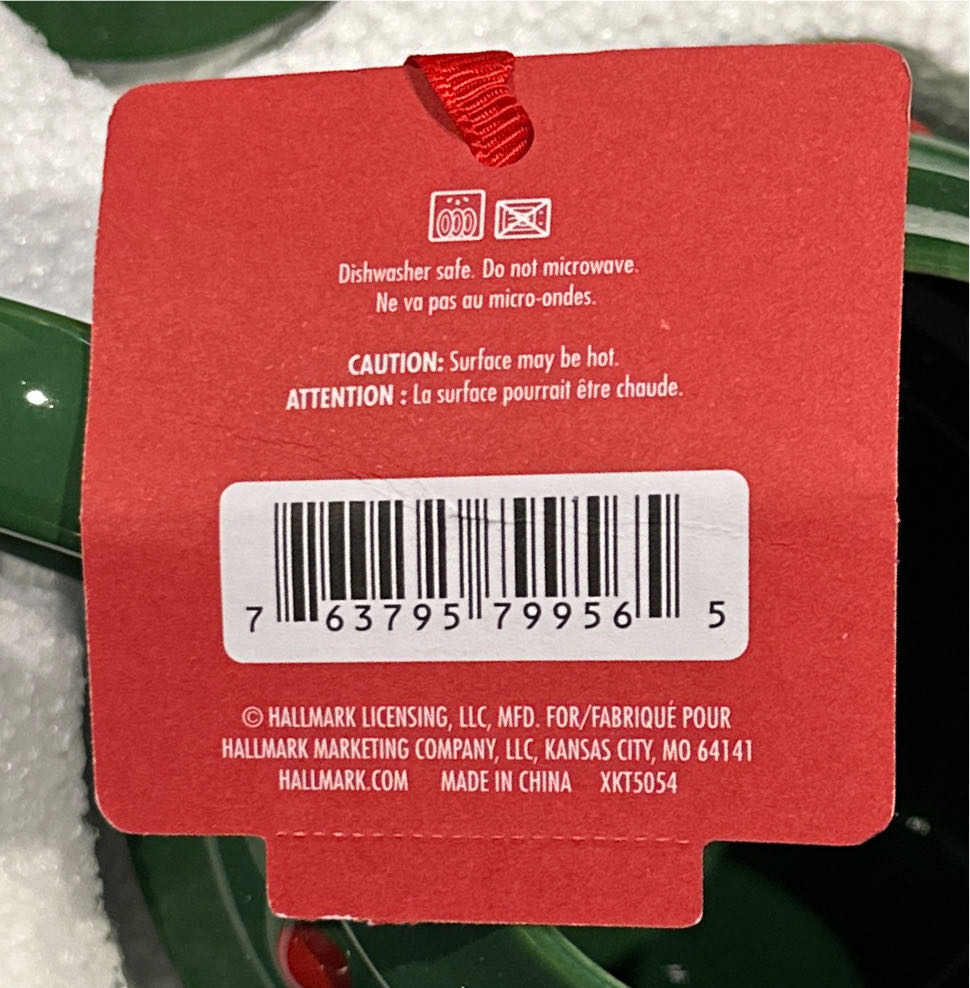 2 Stacking Mugs With Lids - Gift (Hot Chocolate) ornament collectible [Barcode 763795799565] - Main Image 4