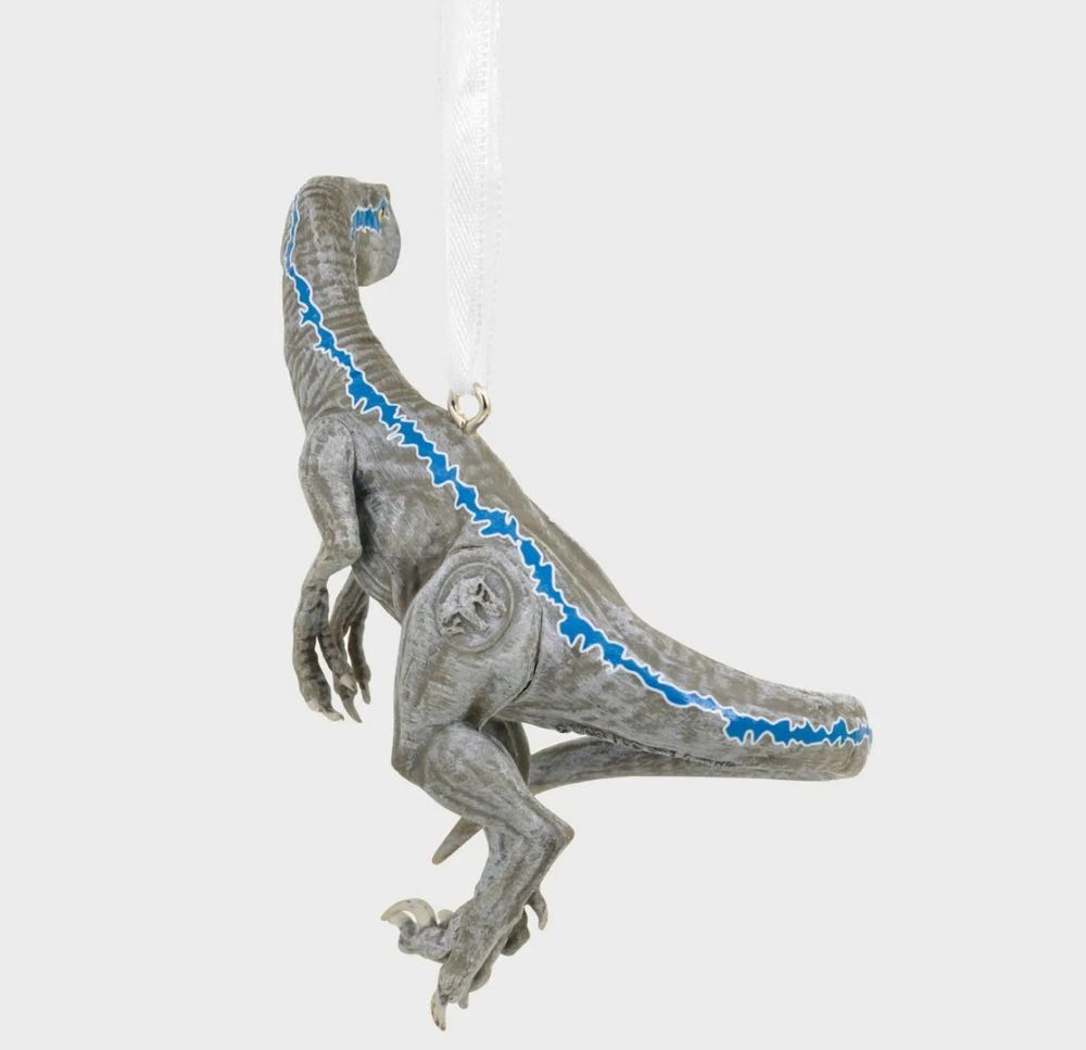 Blue Raptor - Jurassic World (Red Box) ornament collectible [Barcode 763795741168] - Main Image 3