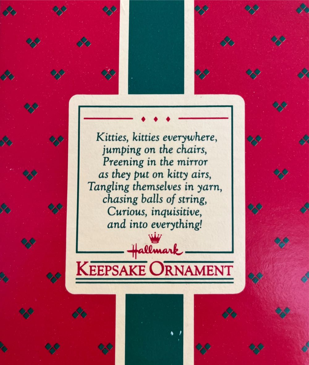 Pretty Kitty  ornament collectible - Main Image 2