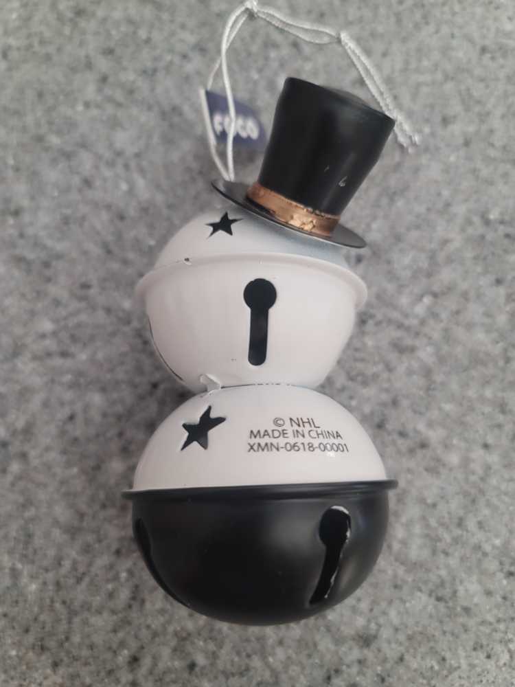 NHL VGK Snowman Bell  (NHL Hockey) ornament collectible - Main Image 2