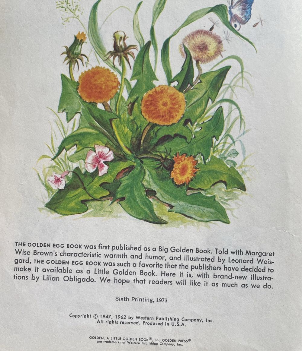 Book - The Golden Egg Book - By Margaret Wise Brown (Children’s Books) ornament collectible - Main Image 2