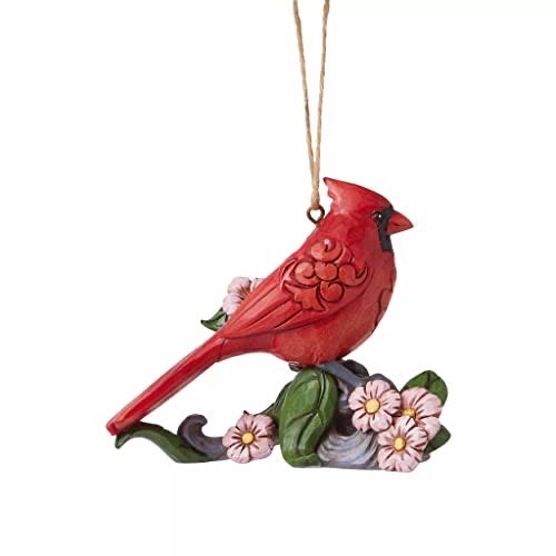 Caring Cardinal On Branch  ornament collectible [Barcode 028399280490] - Main Image 1